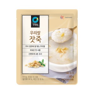 청정원 우리쌀 잣죽, 60g, 1개