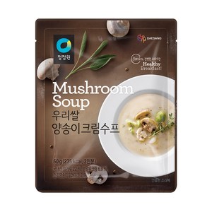 청정원 우리쌀 양송이크림수프, 60g, 1개