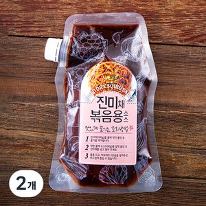 주비푸드 진미채 볶음용 소스, 500g, 2개