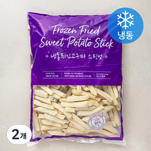 튀긴 고구마 스틱 유탕 (냉동), 2개, 2kg