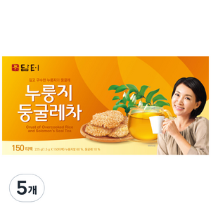 담터 누룽지 둥굴레차, 1.5g, 150개입, 5개