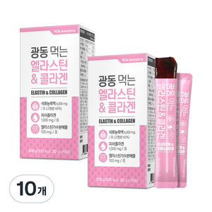 광동 먹는 엘라스틴 콜라겐 젤리 15p, 300g, 10개