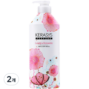 케라시스 퍼퓸 린스 러블리 로맨틱향, 980ml, 2개