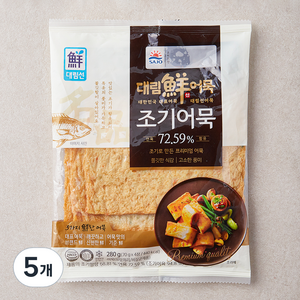 대림선 조기어묵 4장, 280g, 5개