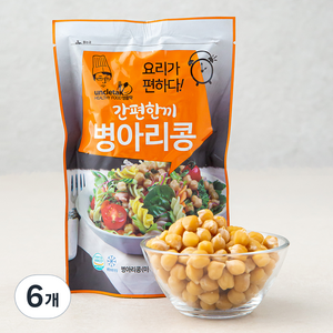 엉클탁 간편한끼 병아리콩, 240g, 6개