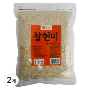 청그루 찰현미, 2kg, 2개