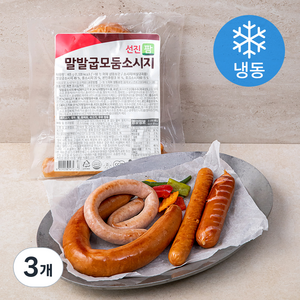 말발굽 모둠소시지 (냉동), 405g, 3개