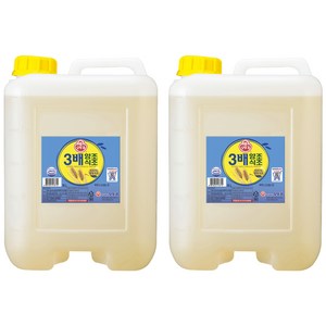 오뚜기 3배 양조 식초, 15L, 2개