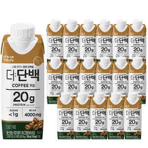 더단백 드링크 커피 A 드링크믹스 RTD, 250ml, 18개