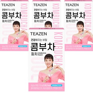 티젠 콤부차 피치, 5g, 10개입, 4개
