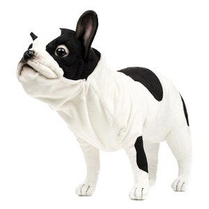 한사토이 동물인형 6601 프렌치 불독 French Bulldog Black&White, 33cm, 흰색, 1개