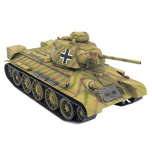 아카데미과학 1/35 Geman T-34/76 747 독일노획형 13502, 1개