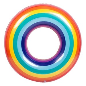 스윔어바웃 대형 무지개 튜브, 혼합색상, 1개