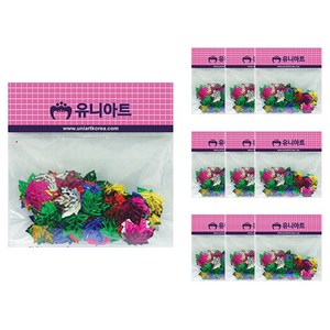 유니아트 1000 스팡클 비즈, 단풍잎, 10개입