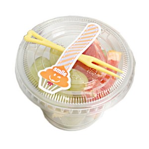 피크닉하우스 미니머핀컵 20p + 평뚜껑 20p + 스티커 20p + 미니포크 20p, 1세트