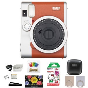 인스탁스 미니90 네오 클래식 즉석카메라 럭키 랜덤박스 구성 세트, instax mini 90(브라운), 1세트