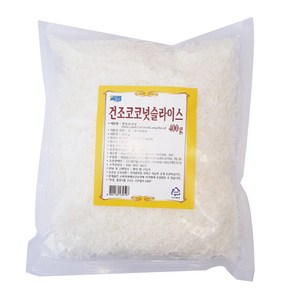 청은 건조 코코넛 슬라이스, 400g, 1개