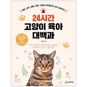 24시간 고양이 육아 대백과:질병 심리 생활 입양 노령묘 케어법까지 모두 알려주는, 청림라이프, 김효진 저