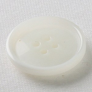 HR빅버튼 마니 단추 25mm, 화이트, 8개