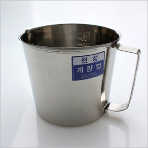 국산 스텐 계량컵 250 500 1000 1500 2000 3000 4000 5000cc 스텐계량컵-250cc