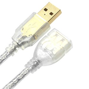 마하링크 USB 2.0 M/F실드 연장 몰딩 케이블, 1개, 5m