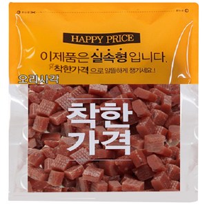 셰프시리즈 반려견 져키 대용량 300g, 오리 리얼사각, 1개