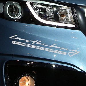 그리븐 기아 카니발 손글씨 데칼 스티커 10330 45cm, 브라이트그레이, 1개