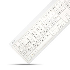 아이리버 유선 키보드 EQWEAR-K30, 화이트, 일반형
