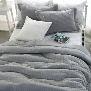 지베딩 피그먼트 워싱 자수 별 순면 이불