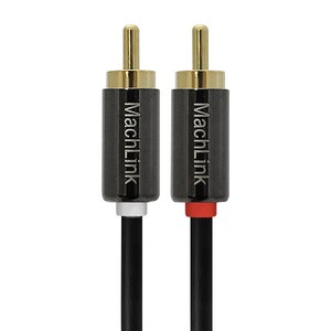 마하링크 2RCA 고급형 케이블, ML-2RH030 (3m), 혼합 색상, 1개