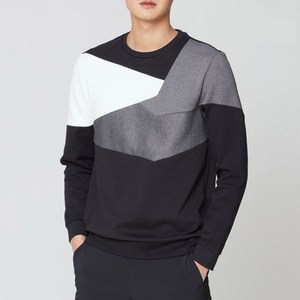 마인드브릿지 남성용 CP스판 분또 삼각절개 2단배색 맨투맨티셔츠