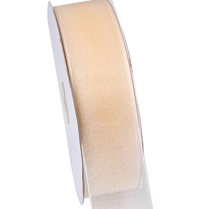 가드 오간디 데코 선물포장 리본 폭 38mm, 살구, 90m