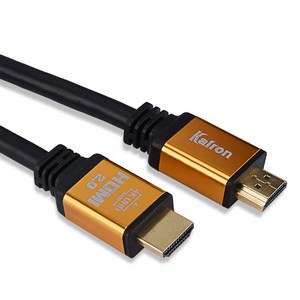 칼론 고급형 HDMI 2.0 Ve 모니터 케이블 골드, 1개, 1.5m