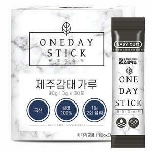 조은약초 원데이스틱 제주 감태가루 분말 스틱 30p, 1개, 90g