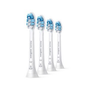 필립스 소닉케어 옵티멀 잇몸케어 칫솔모 화이트 4p, HX9034/67, 1개