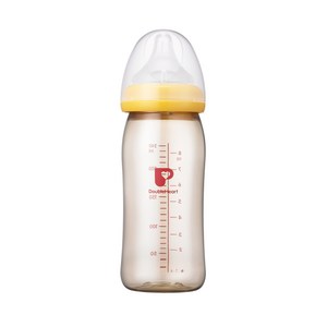 더블하트 SofTouch 모유실감 젖병 240ml, L(6개월부터), 오렌지, 1개