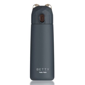푸코 할로할로 베티 보온병, 블랙, 350ml