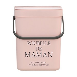 달팽이리빙 푸벨드마망 음식물 쓰레기통 5L, 핑크