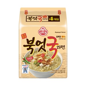 오뚜기 북엇국 라면 110g, 4개