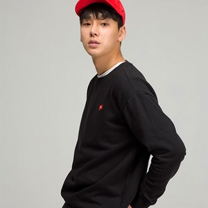스위브 루즈핏 캠핑 맨투맨