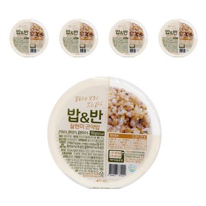 밥앤반 찰현미 곤약밥, 150g, 5개