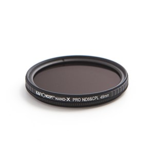 케이앤에프컨셉 NANO-X PRO 슬림 카메라 필터 ND8 + CPL 49mm, 1개