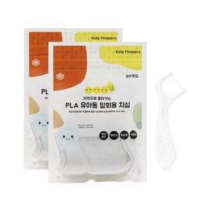 엠에스 PLA 유아용 치실, 7.3cm, 80개입, 2개