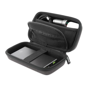 빅쏘 충격 보호 방수 케이블 충전기 수납 디지털 여행용 다용도 멀티 파우치 가방 DP2, 다크 그레이, 1개