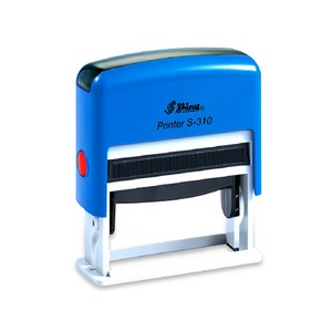 샤이니 S-310 세금계산서재중 자동스탬프, 적색, 1세트