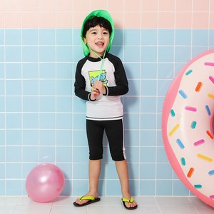 라라아망 남아용 서퍼 샤크 래쉬가드세트
