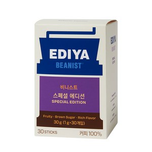 이디야 비니스트 스페셜 에디션 원두커피스틱, 1g, 30개입, 1개