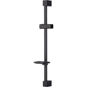 두진바스 프리미엄 다용도 욕실 슬라이드바 WS-07 매트블랙, 1개