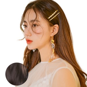 가발나라 여자 레이어드 롤링펌 U자형 오픈반가발 + 엑스트라피스 2p + 가발빗 + 꼬리빗 + 악어핀, 내츄럴브라운, 1세트