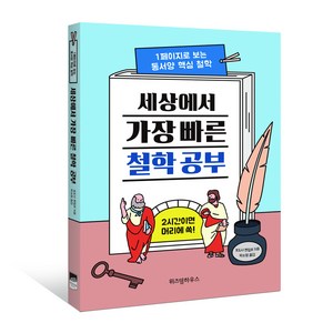 세상에서 가장 빠른 철학 공부:1페이지로 보는 동서양 핵심 철학, 위즈덤하우스, 보도사편집부